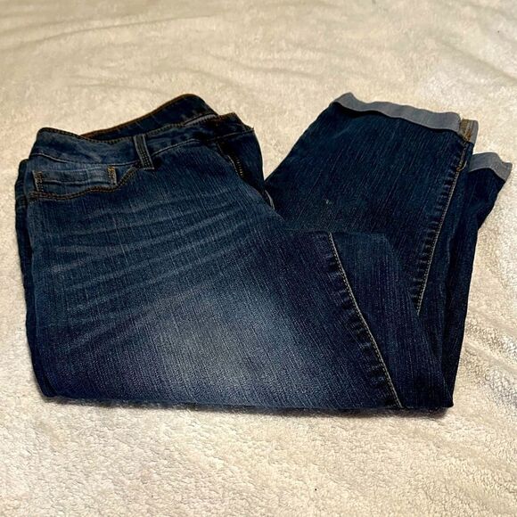 Denim Capri Pants - Picture 1 of 3